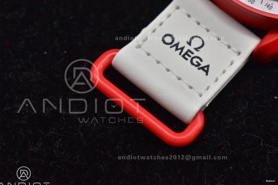 Swatch Moonwatch Mission Bioceramic to on Omega Mars Quartz Nylon x Strap 0105